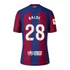 Camiseta de fútbol FC Barcelona Balde 28 Primera Equipación 23-24 - Hombre